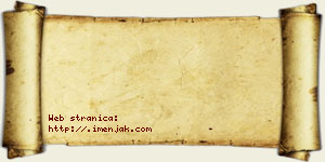 Večerinka Barić vizit kartica